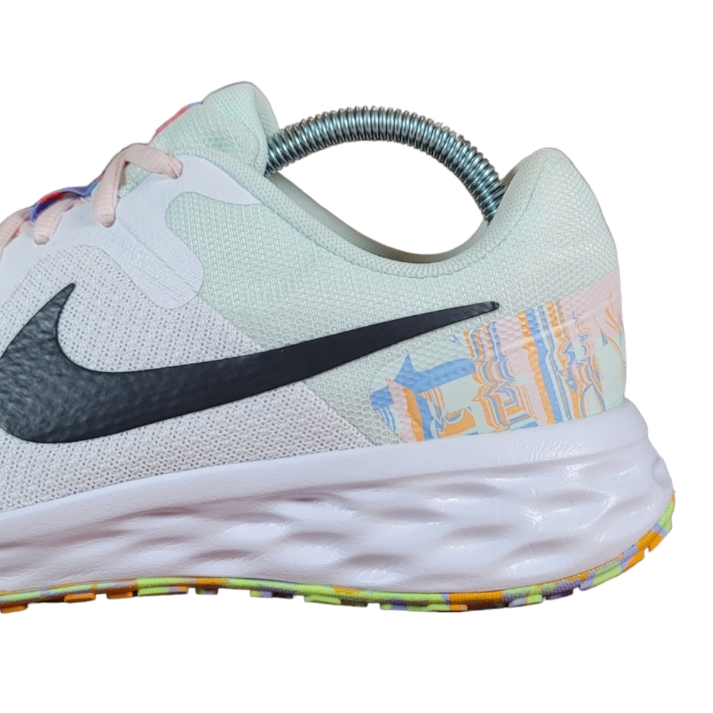 Nike Revolution 6 NN PRM Next Nature Premium White Pink Running Shoes Womens 12. - Picture 8 of 15